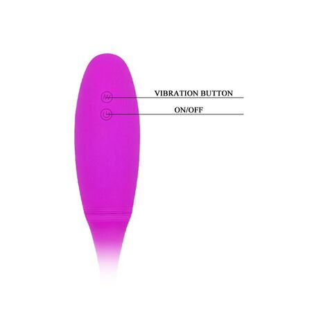 Двусторонний вибромассажер на гибком стержне Snaky Vibe - 60 см.